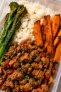 Spicy Minced Beef meal