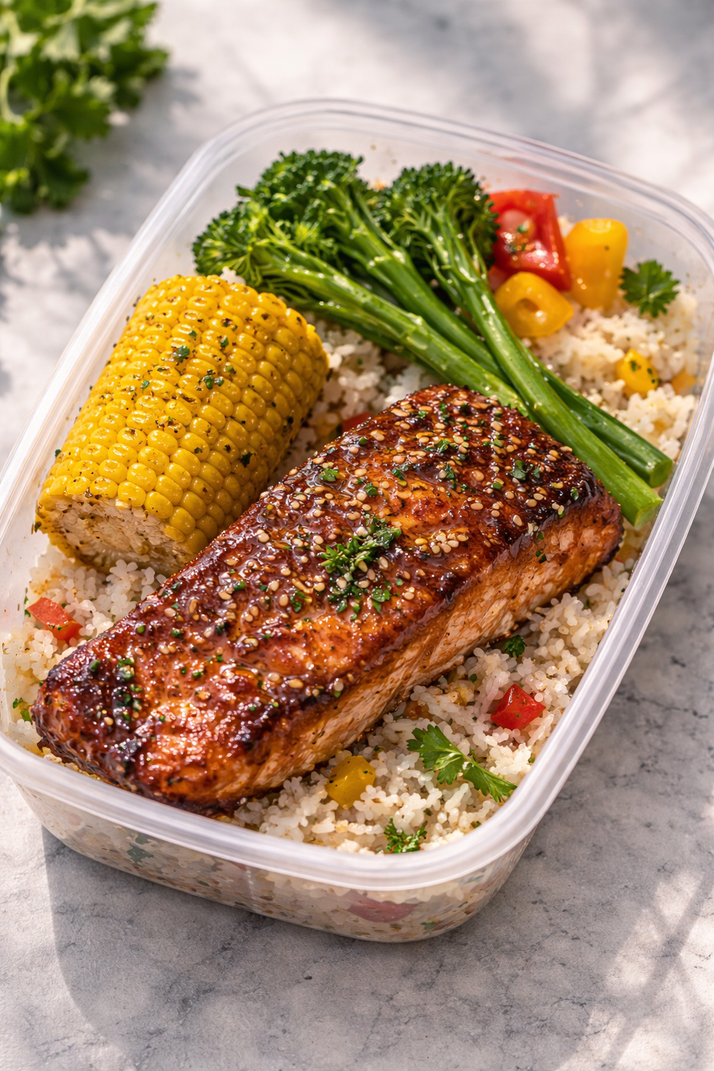 Sweet Salmon Meal